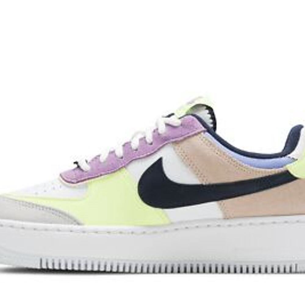 Nike Air Force 1 Shadow Crimson Tint Volt Women's Sneakers Size 8.5